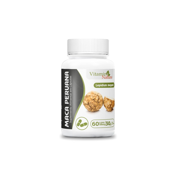Suplemento Alimentar Maca Peruana Vitamin Nature 60 Cápsulas - 30g