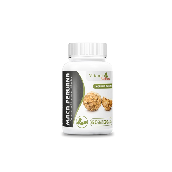 Suplemento Alimentar Maca Peruana Vitamin Nature 60 Cápsulas - 30g