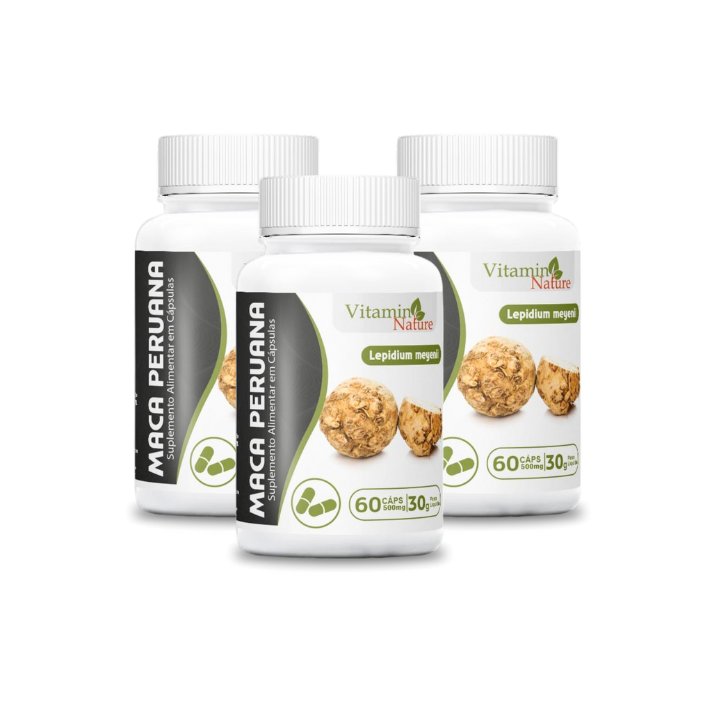 Suplemento Alimentar Maca Peruana Vitamin Nature 60 Cápsulas - 30g