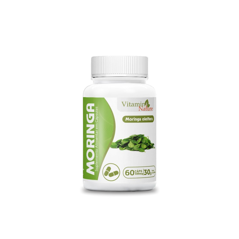 Suplemento Alimentar Moringa Vitamin Nature 60 Cápsulas - 30g