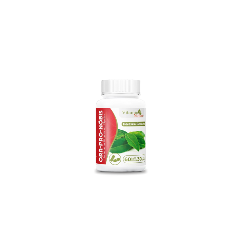 Suplemento Alimentar Ora-Pro-Nóbis Vitamin Nature 60 Cápsulas - 30g