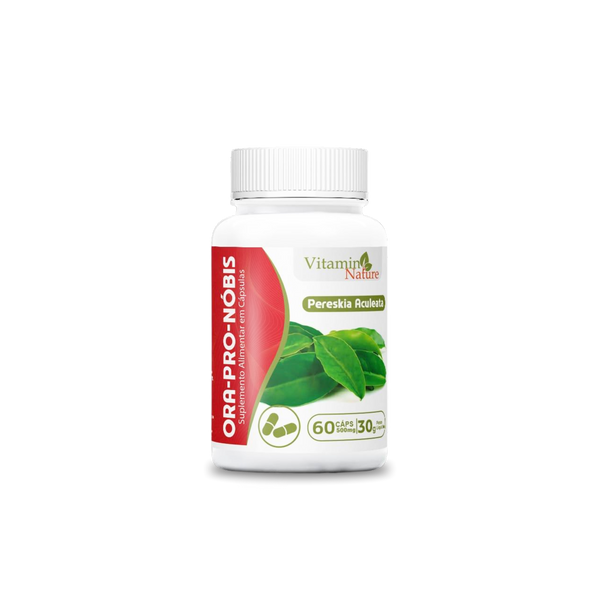 Suplemento Alimentar Ora-Pro-Nóbis Vitamin Nature 60 Cápsulas - 30g