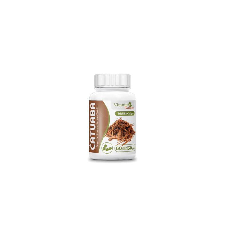 Suplemento Alimentar Catuaba Vitamin Nature 60 Cápsulas - 30g
