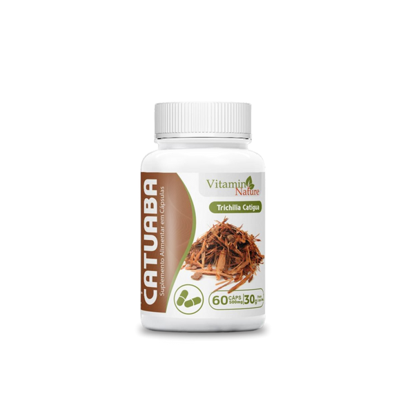 Suplemento Alimentar Catuaba Vitamin Nature 60 Cápsulas - 30g