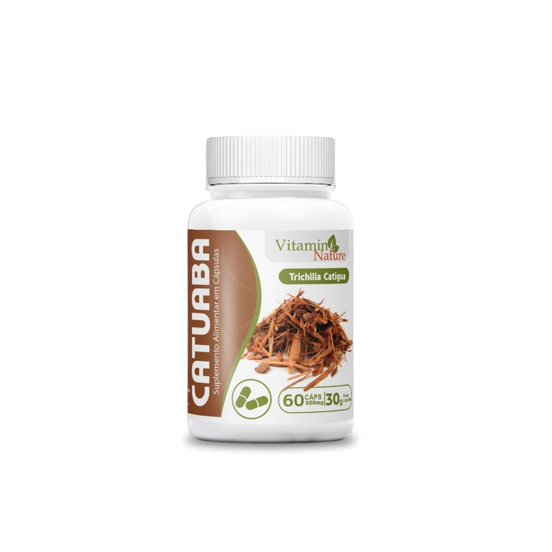 Suplemento Alimentar Catuaba Vitamin Nature 60 Cápsulas - 30g