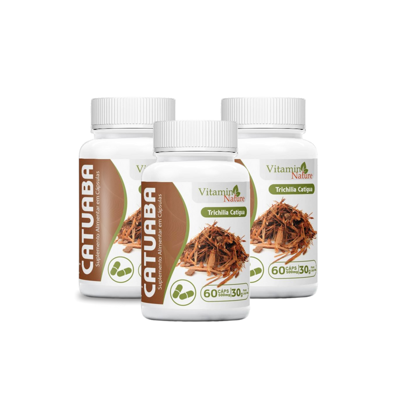 Suplemento Alimentar Catuaba Vitamin Nature 60 Cápsulas - 30g