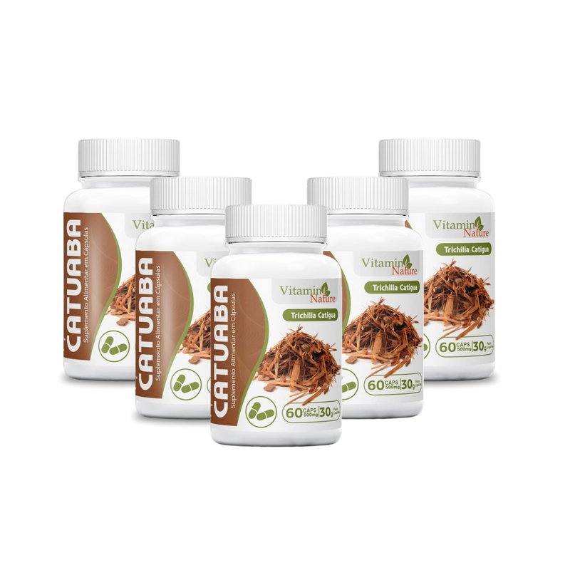 Suplemento Alimentar Catuaba Vitamin Nature 60 Cápsulas - 30g