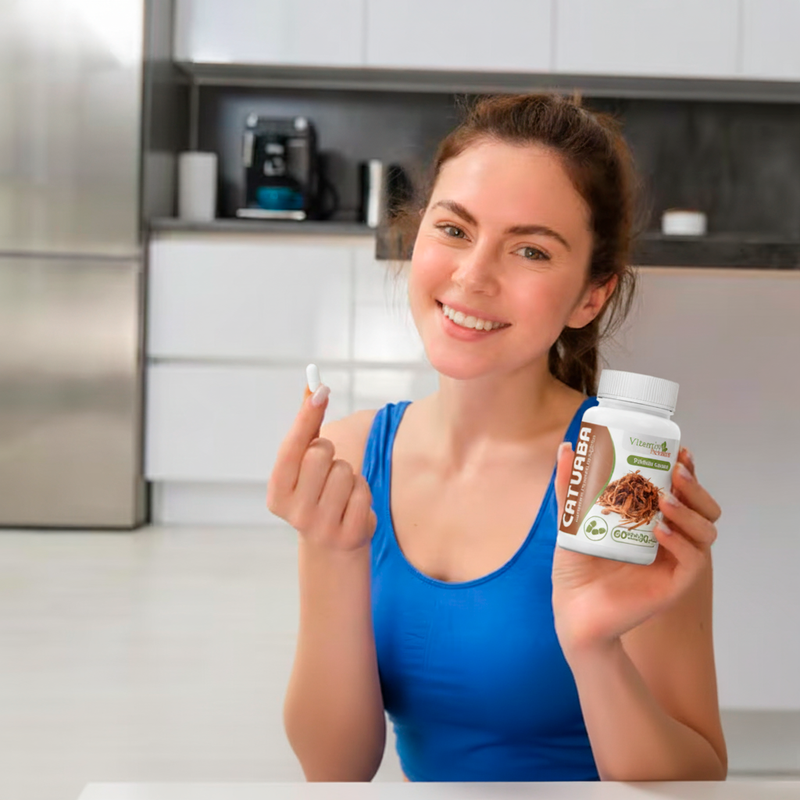 Suplemento Alimentar Catuaba Vitamin Nature 60 Cápsulas - 30g