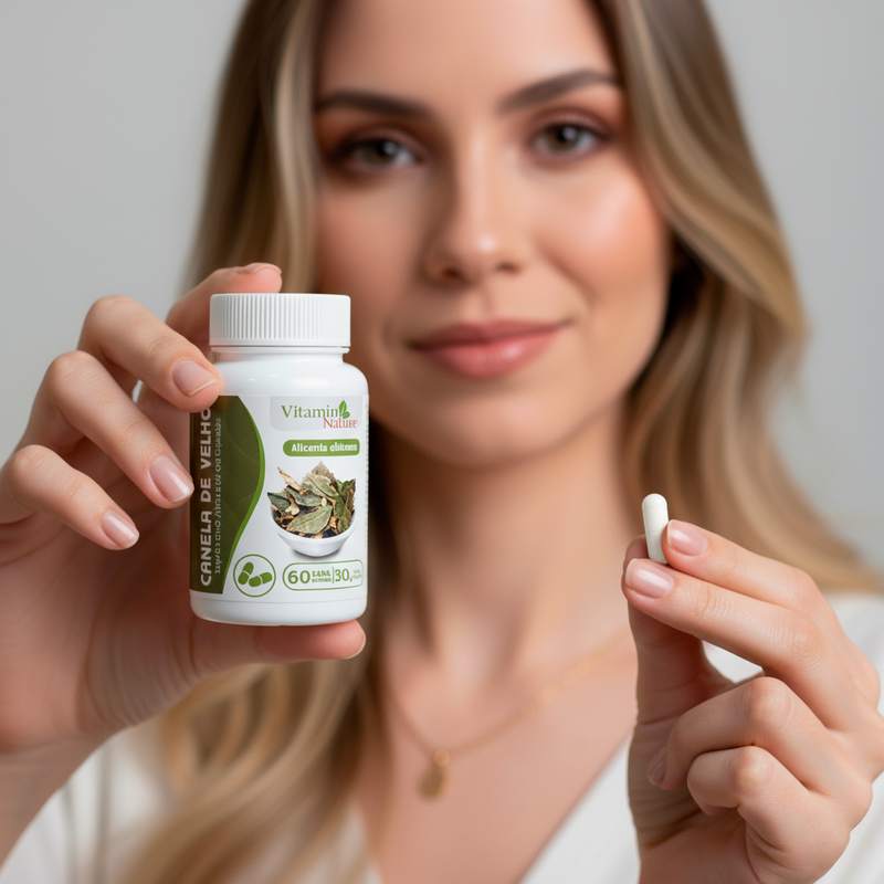 Suplemento Alimentar Canela-de-Velho Vitamin Nature 60 Cápsulas - 30g